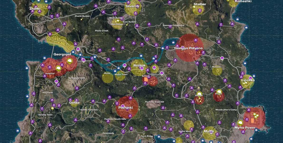 绝地求生怎么快速找神秘打野点