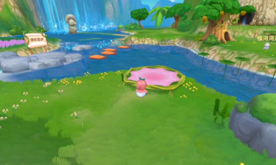 摩尔庄园怎么换河童水池