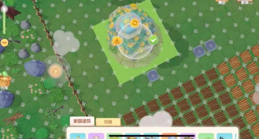 摩尔庄园新手家园怎么摆放