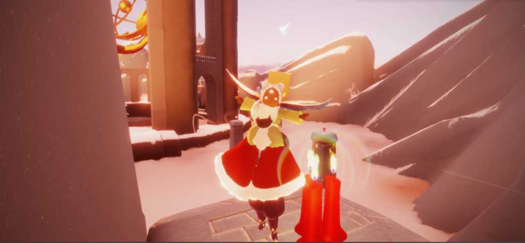 光遇怎么向下螺旋飞