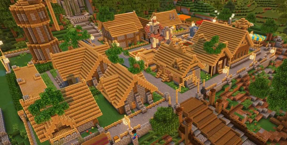 我的世界如何自己建造村庄