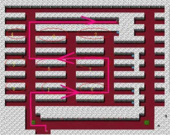 吞食天地2汉景帝迷宫怎么走