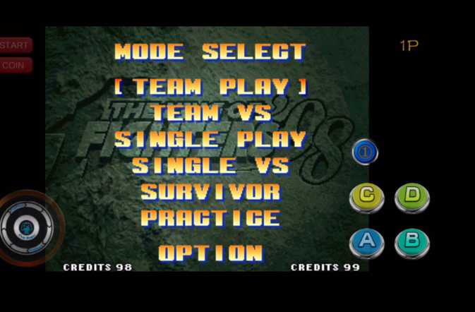 街机拳皇97怎么进入训练模式