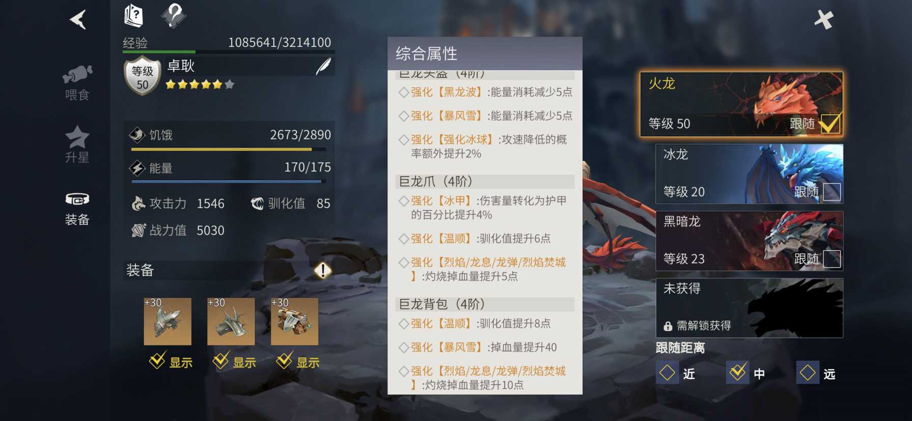 冰原守卫者龙装备淬炼需要什么材料