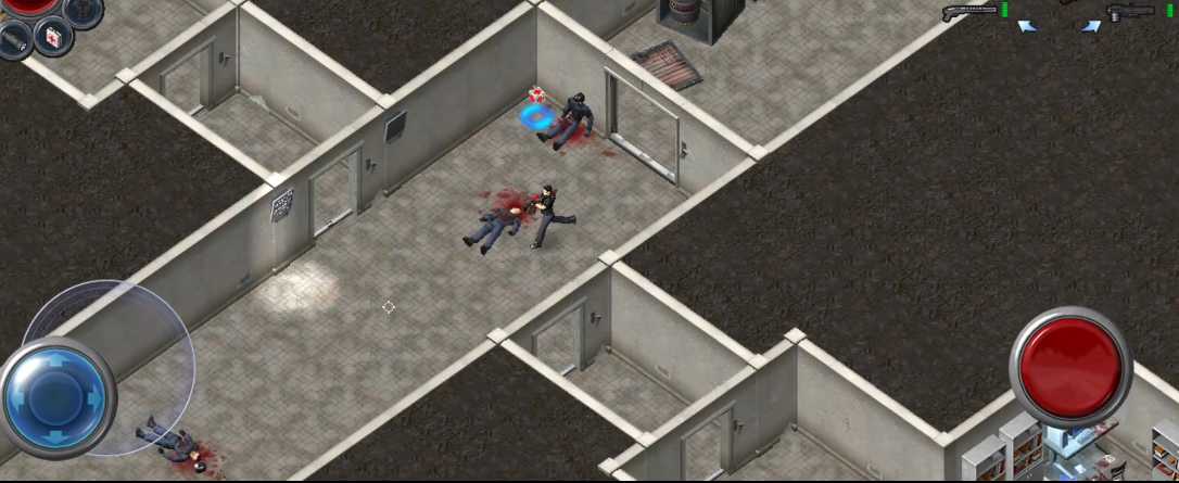 孤胆枪手1第五关的七号枪在哪