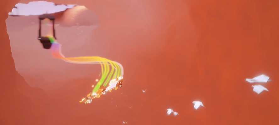 光遇怎么立着放彩虹