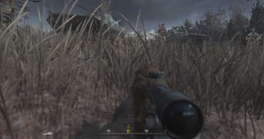 使命召唤4双狙人怎么过关的