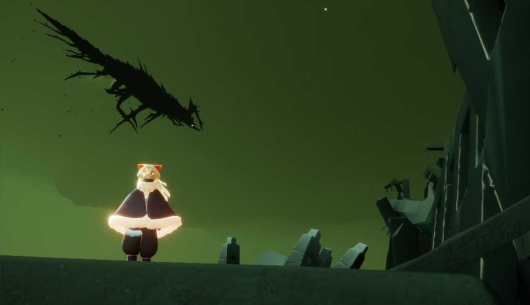 光遇墓地冥龙四龙图如何玩