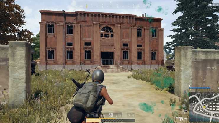 绝地求生里面哪里有卫星楼