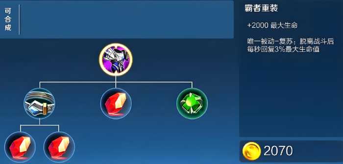 王者荣耀加血装备有哪些