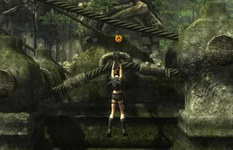 古墓丽影崛起怎么跳到那个横梁