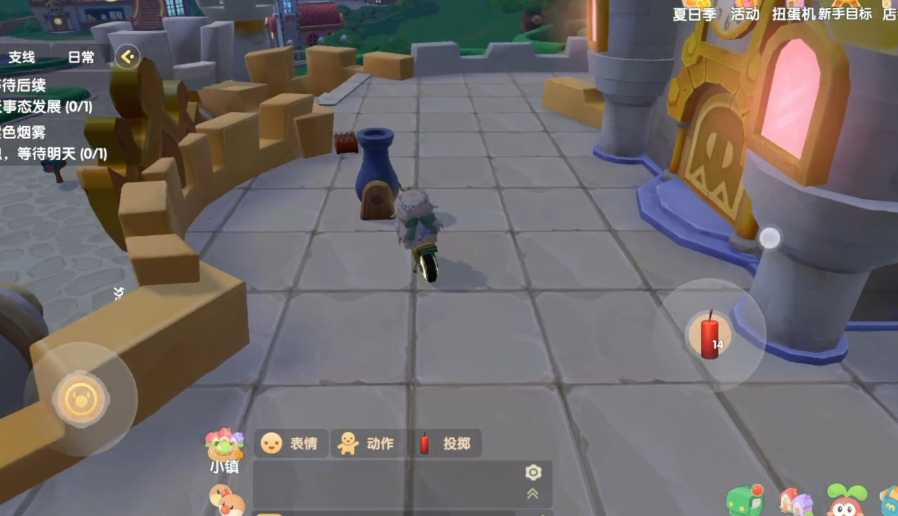 摩尔庄园手游怎么投放爆竹