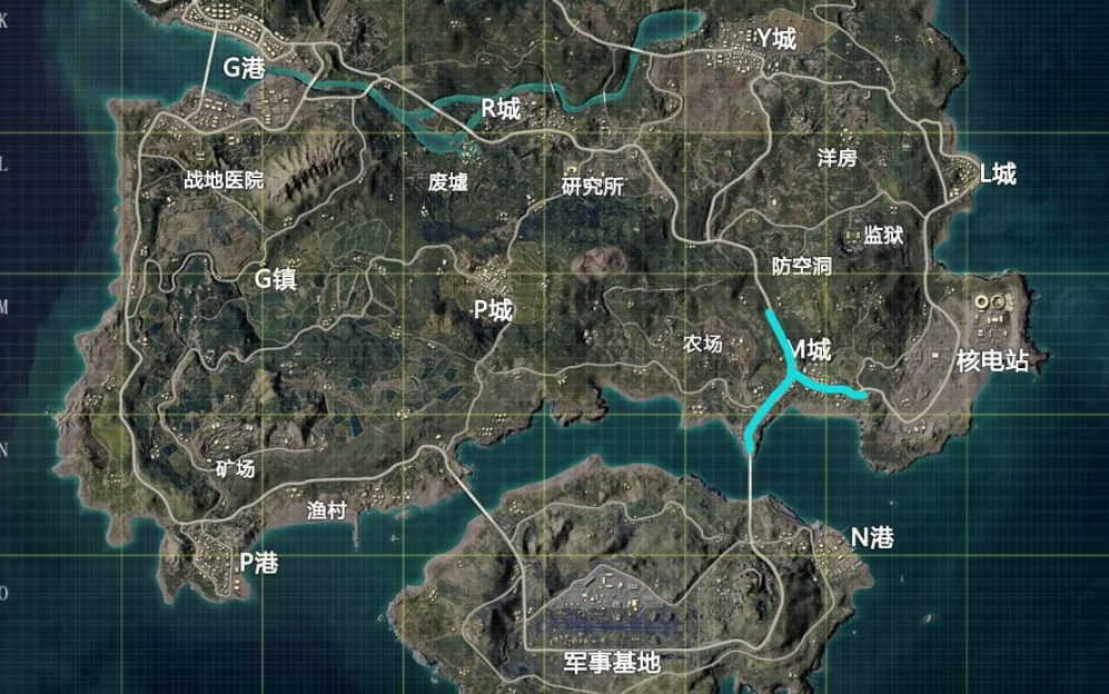 和平精英海岛哪些地方富