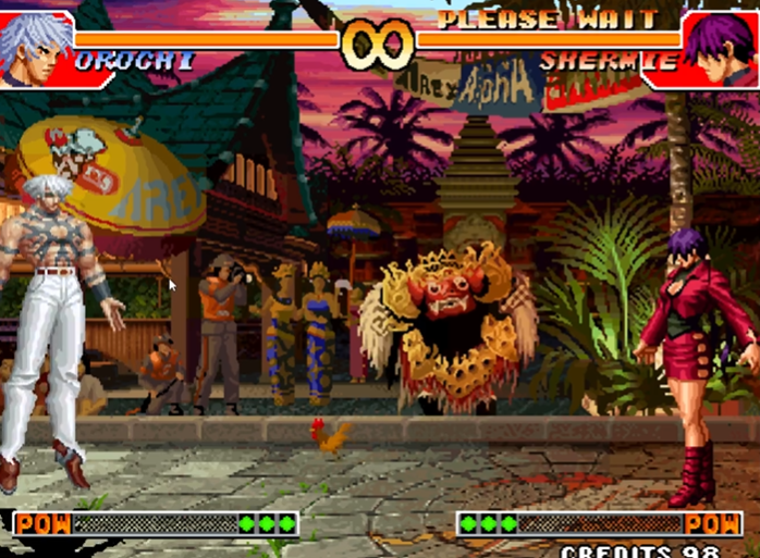 拳皇97屠蛇大蛇怎么连两个阳光