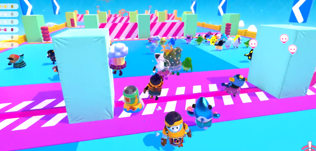 糖豆人怎么跳高台摔倒