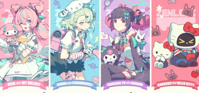 《绝区零》×「三丽鸥」首次推出联名周边 公开人气阵营「妄想天使」全新联名设计