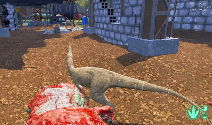 恐龙岛怎么把肉叼走