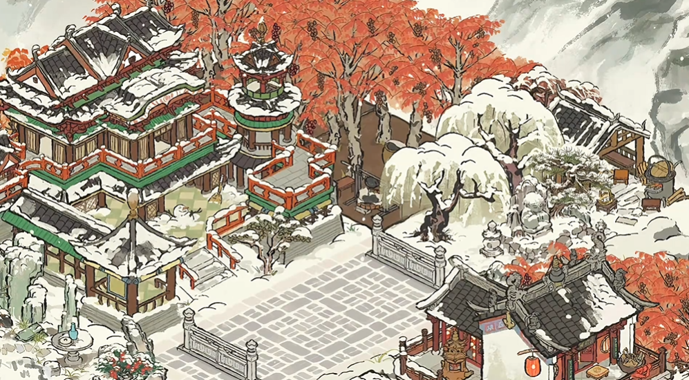 江南百景图白雪小镇怎么解锁