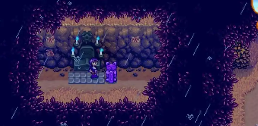 星露谷物语神秘森林雕像吃什么