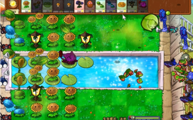 植物大战僵尸水池困难怎么过