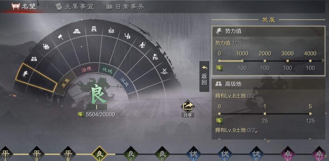 率土之滨名望怎么提升快