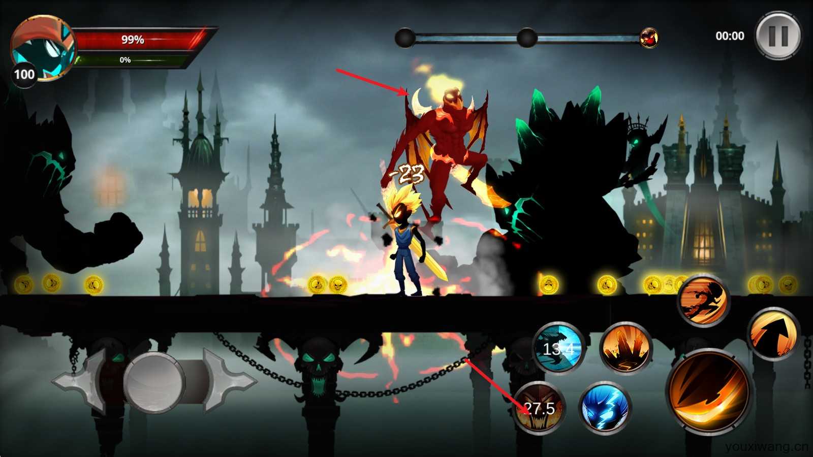 火柴人传说暗影战争内置菜单 火柴人传说暗影战争内置菜单