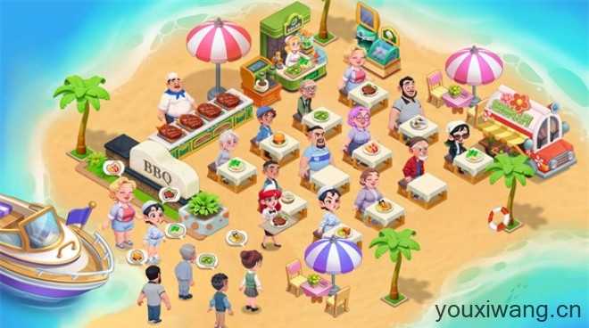 快乐晚餐故事截图