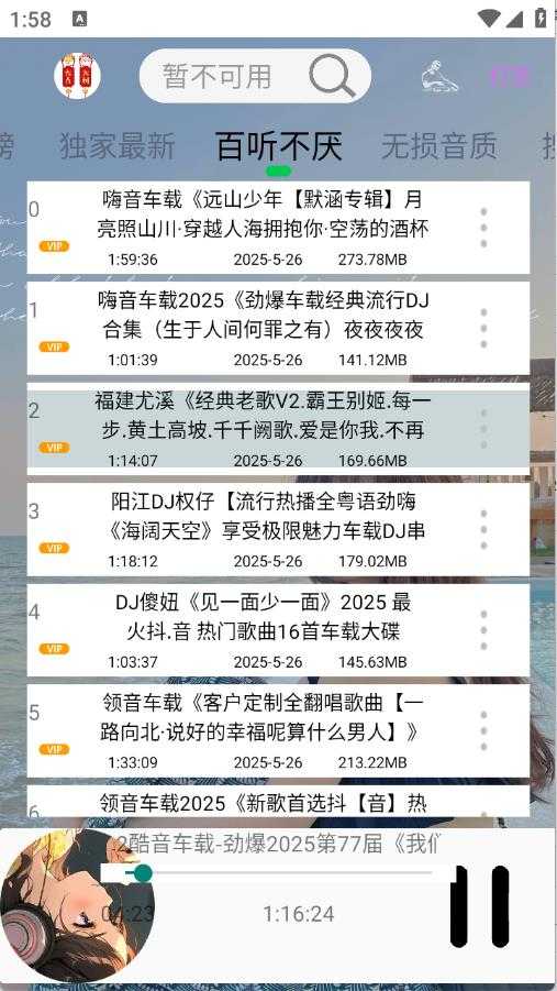dj乐听截图