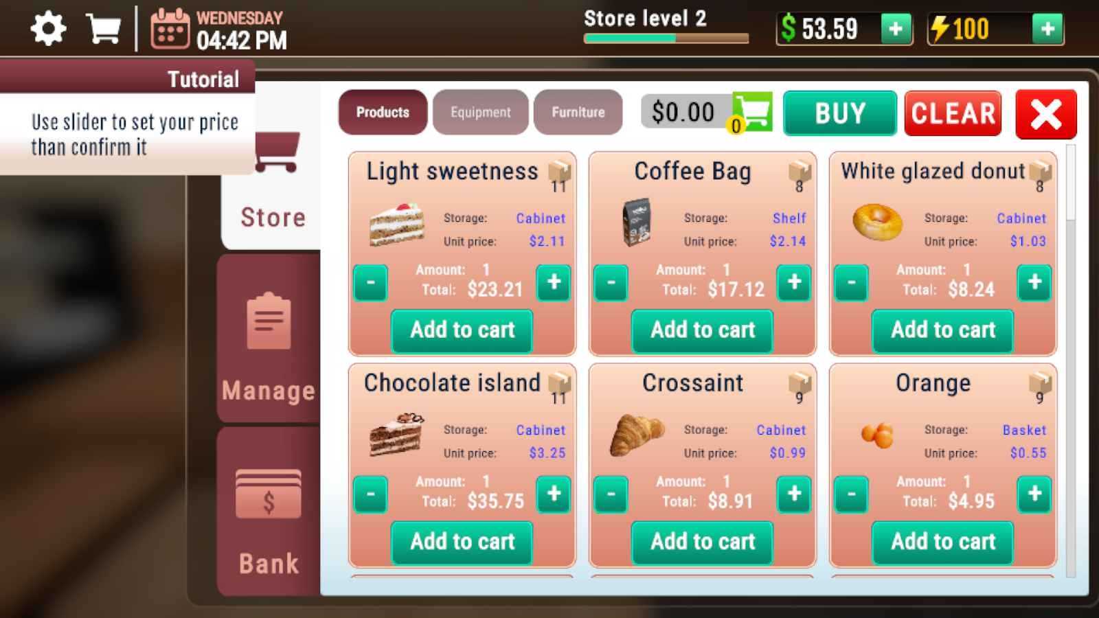 咖啡店模拟器截图