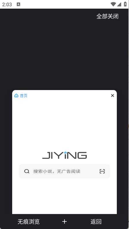 极鹰浏览器截图