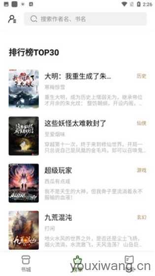 书枝小说截图