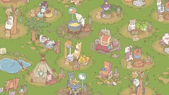 不用网的画风唯美治愈游戏