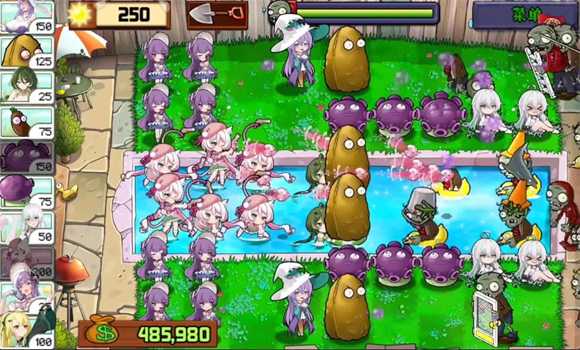 植物娘大战僵尸手机版 植物娘大战僵尸手机版