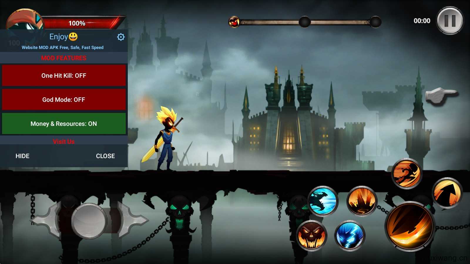 火柴人传说暗影战争内置菜单 火柴人传说暗影战争内置菜单