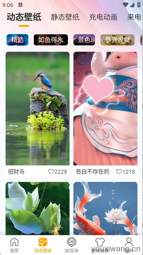 荷花锦鲤壁纸 荷花锦鲤壁纸