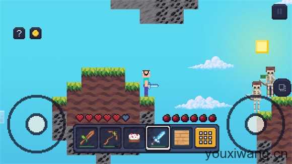 我的世界2D天空之岛