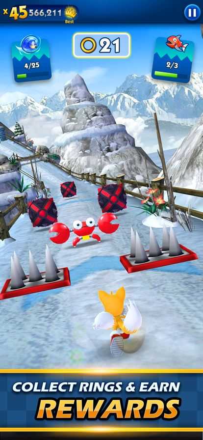 索尼克跑酷截图