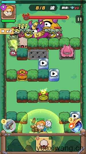 英雄请扛住小游戏