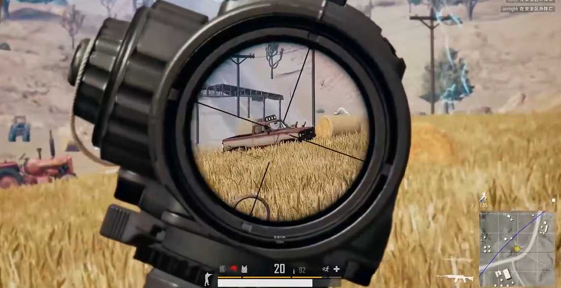 绝地求生如何开倍镜瞄准