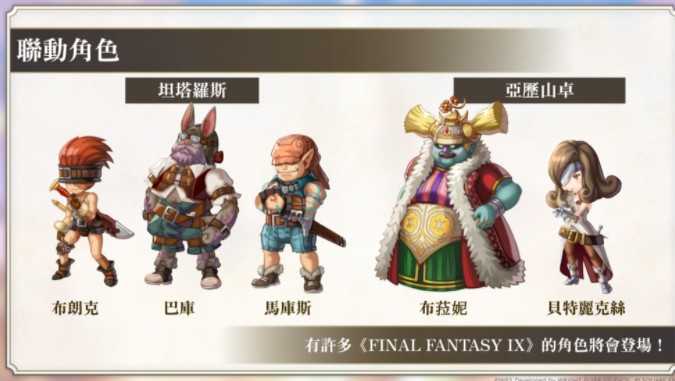 《穿越时空的猫》×《FINAL FANTASY IX》合作剧情将于12月4日上线 推进剧情合作角色即可成为伙伴