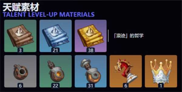 原神雅珂达培养材料汇总