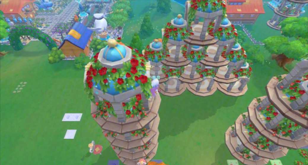 摩尔庄园怎么建3层花园