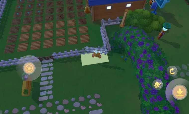 摩尔庄园栅栏怎么放到土地上