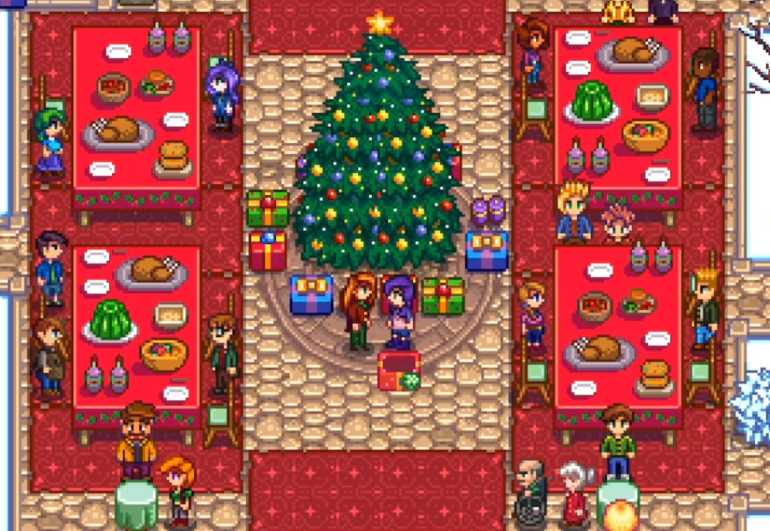 星露谷物语圣诞树礼物怎么拿 星露谷物语圣诞树礼物怎么拿