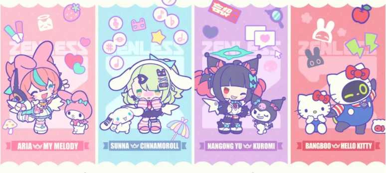 《绝区零》×「三丽鸥」首次推出联名周边 公开人气阵营「妄想天使」全新联名设计