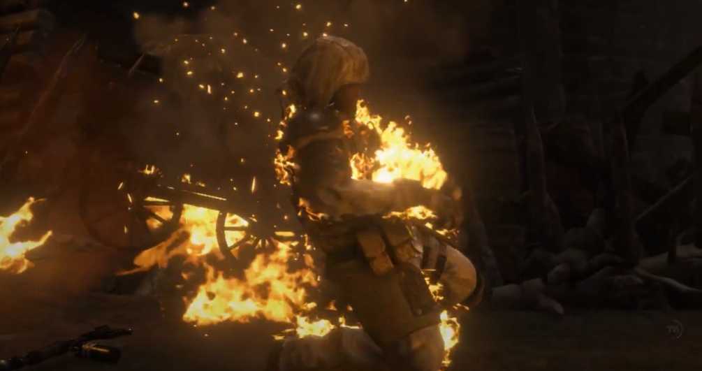 古墓丽影崛起火焰喷射兵怎么打