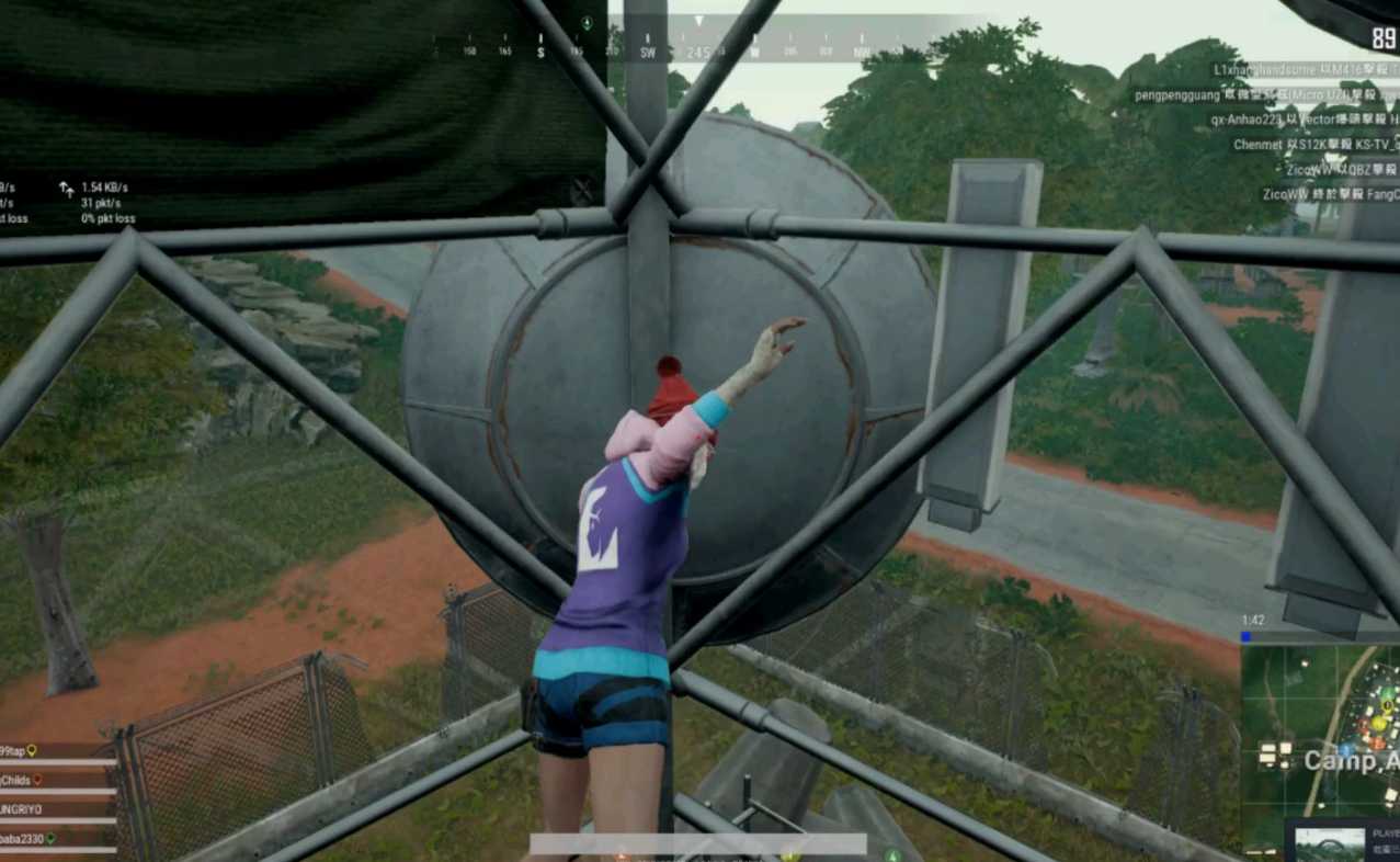 绝地求生大仓电线杆怎么上