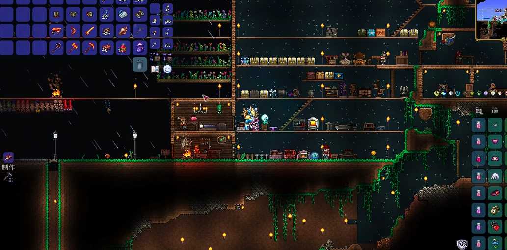 泰拉瑞亚地狱矿石在哪