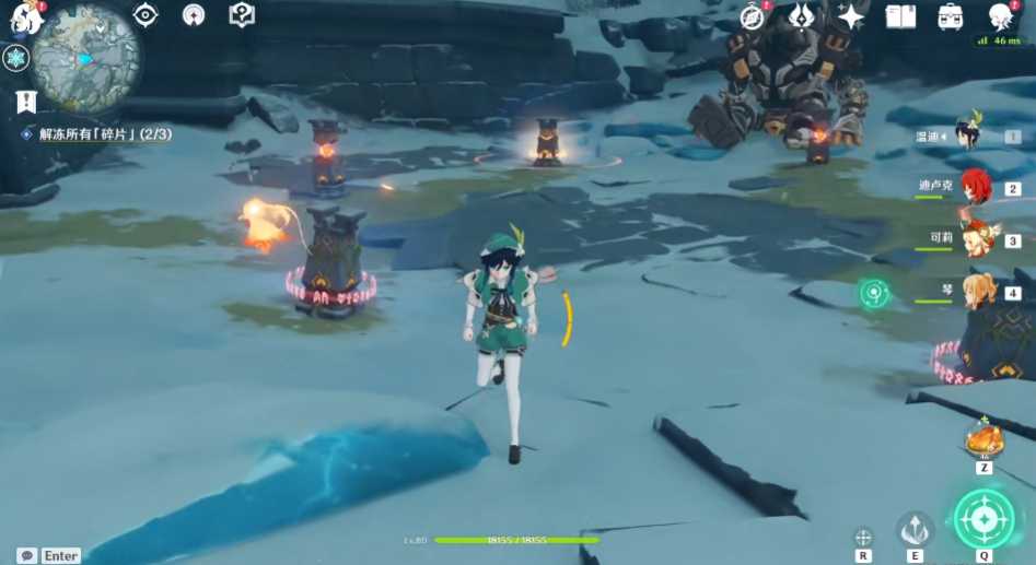 原神三个仙灵怎么走