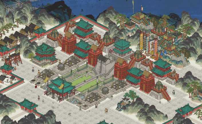 江南百景图山怎么布局